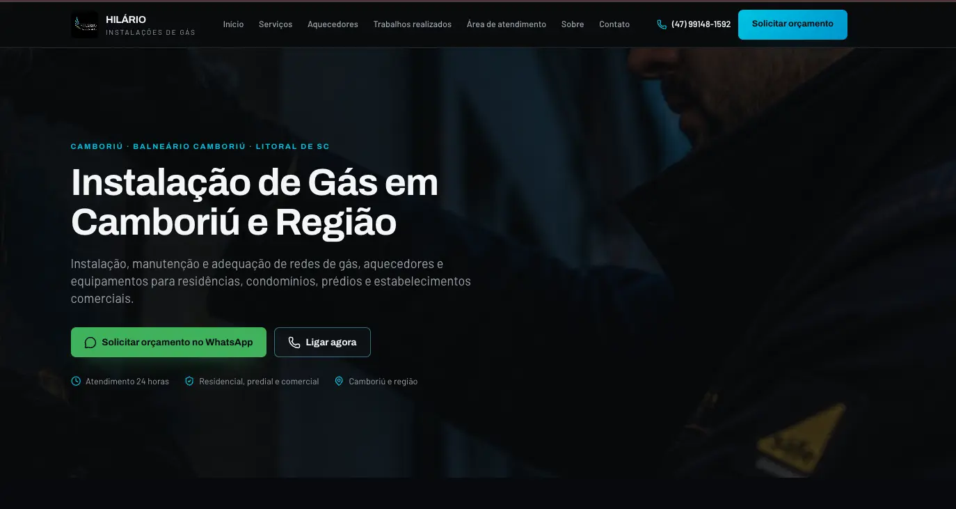 Hilário Gás, tela 1